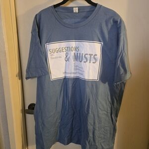 Tultex‎ Slate Blue Graphic Tee